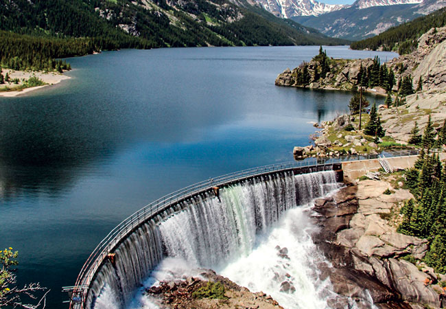 The 12-MW Mystic Lake project on West Rosebud Creek in Montana, U.S., owned by NorthWestern Energy. (photo courtesy NorthWestern Energy)