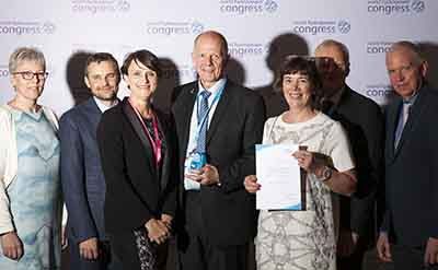 IHA honors award winners during World Hydropower Congress