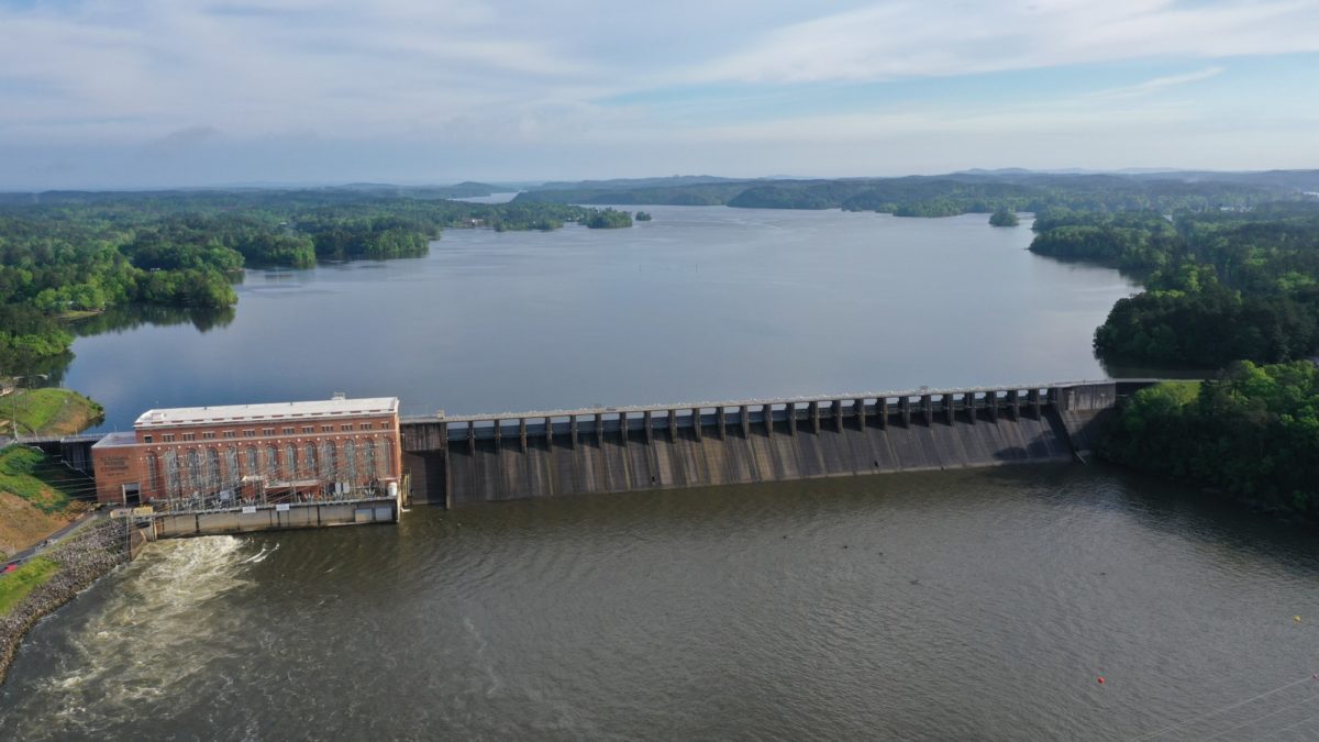 Building Lay Dam, Alabama’s first hydroelectric powerhouse