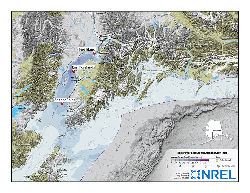 How much tidal energy can Alaska’s electricity grid support?